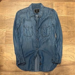 Rails denim button down